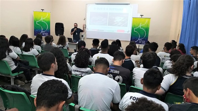 Os palestrantes do projeto são servidores da Suframa. Foto: Arquivo Suframa